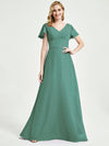 Eucalyptus Chiffon Bridesmaid Dress Ulanni