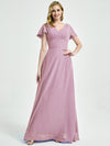 Empire Bridesmaid Dress With A-line Silhouette