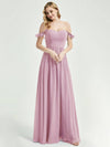Mauve CONVERTIBLE Chiffon Bridesmaid Dress-Wynne