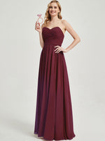 Burgundy CONVERTIBLE Chiffon Bridesmaid Dress