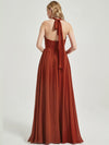 Blush Pleated CONVERTIBLE Chiffon Bridesmaid Dress Kennedy