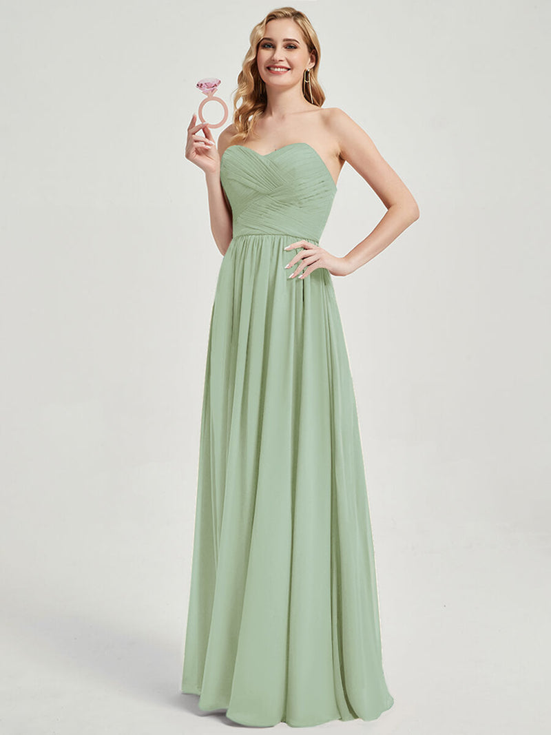 Sage Green CONVERTIBLE Chiffon Bridesmaid Dress-Kennedy