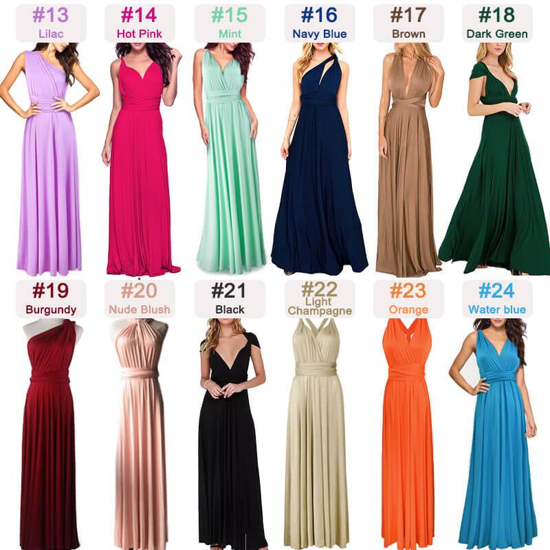 40+ Colors of Infinity Bridesmaid Dresses - The Maxi infinity Dress From Worn to Love