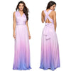Gradient Lilac infinity bridesmaid dresses endless way wrap maxi dress  on sale boho convertible dresses +40 Colors