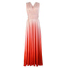 Gradient Pink infinity bridesmaid dresses endless way wrap maxi dress  on sale boho convertible dresses +40 Colors