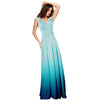 Gradient Baby Blue infinity bridesmaid dresses endless way wrap maxi dress  on sale boho convertible dresses +40 Colors